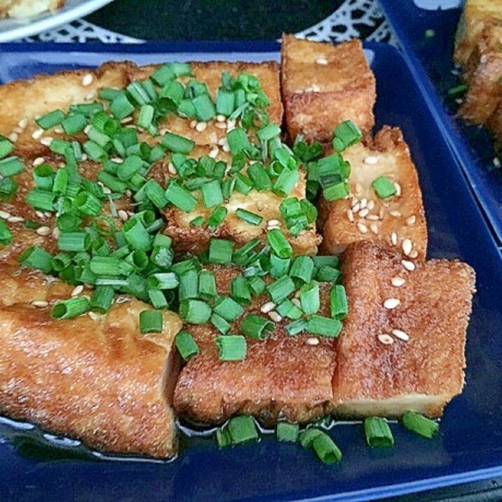 ご飯が進む甘辛味！厚揚げの照り焼き